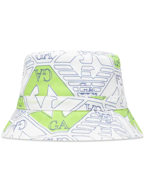Emporio Armani Kids bob à logo imprimé