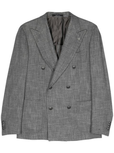 Tagliatore melange double-breasted blazer Men