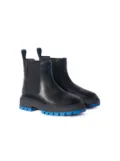 Off-White Kids leather Chelsea boots - Black