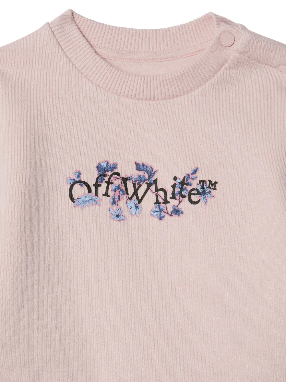 Off-White Kids Bookish Flowers katoenen trainingspak Roze