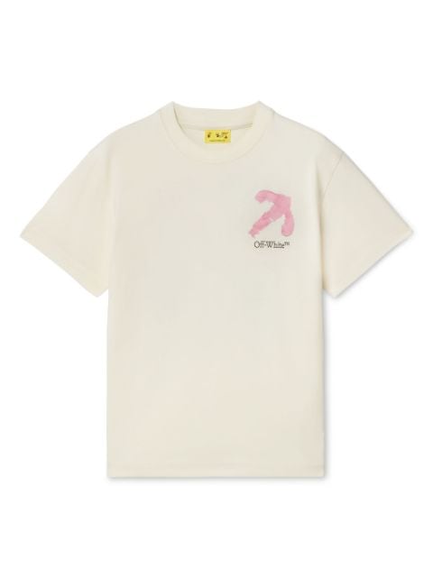 Off-White Kids Arrow Acrylic cotton T-shirt