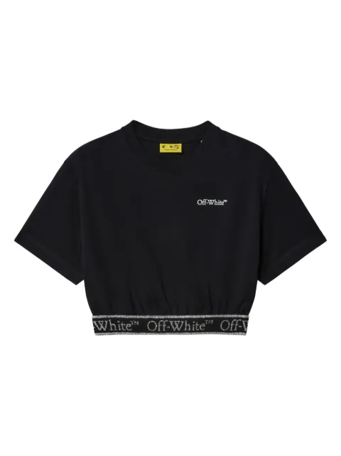 Off-White Kids top Bookish Logo Band
