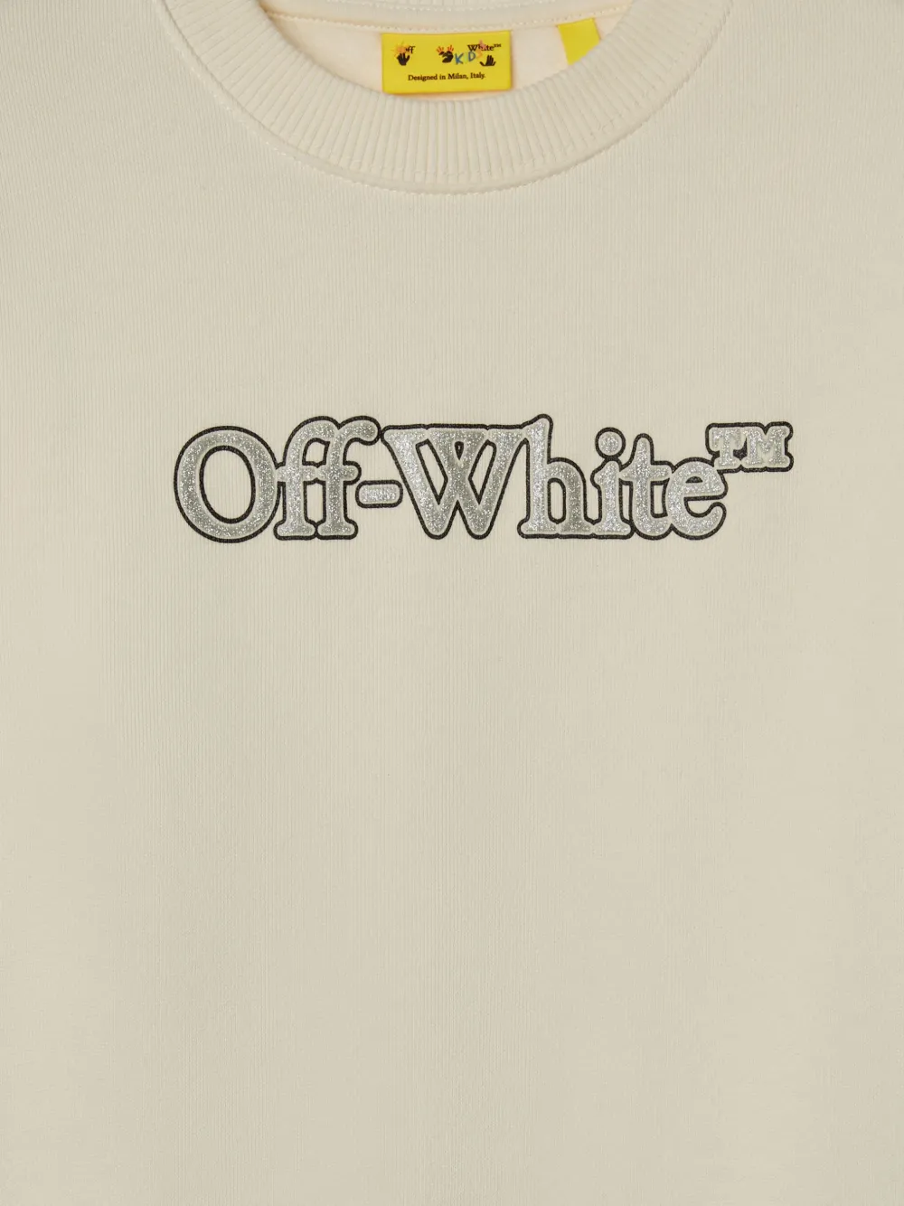 Off-White Kids Katoenen sweater Wit