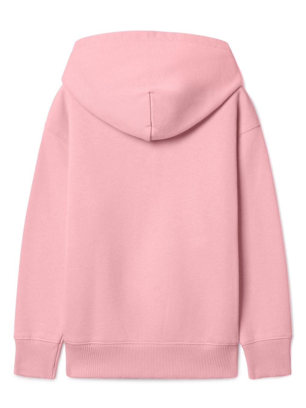 Shop Off-white Big Bookish Cotton Hoodie In Pink