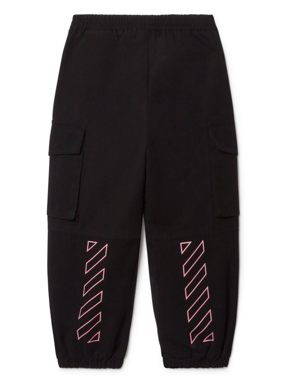 Shop Off-white Off Stamp Cargo Track Pants In Black