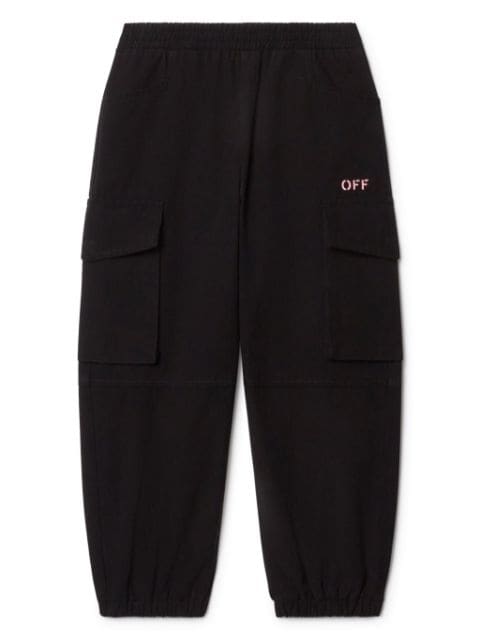 Off-White Kids Off Stamp cargo track pants