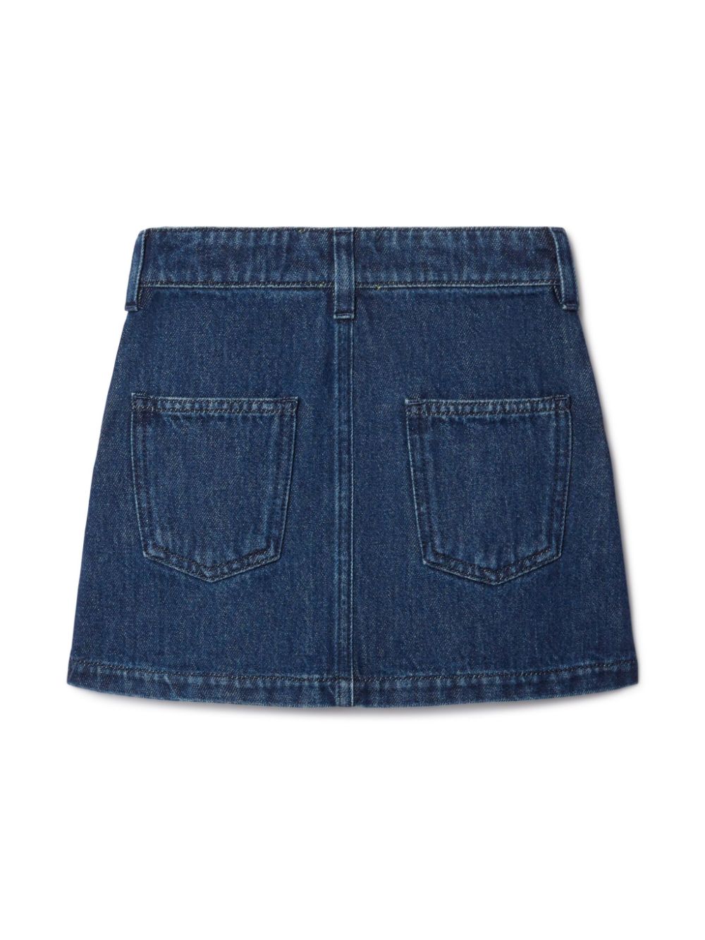 Off-White Kids Bookish denim skirt - Blue