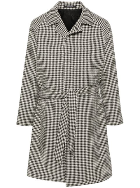 Tagliatore Salomon houndstooth wool coat Men