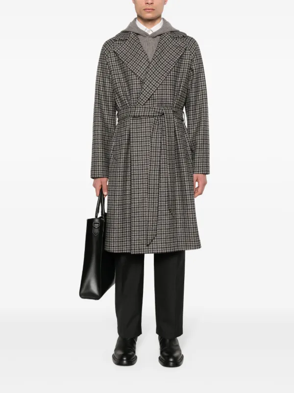 タリアトーレ ダブルウールトレンチコートハンドトゥース タリアトーレ ダブルウールトレンチコートハンドトゥース Tagliatore