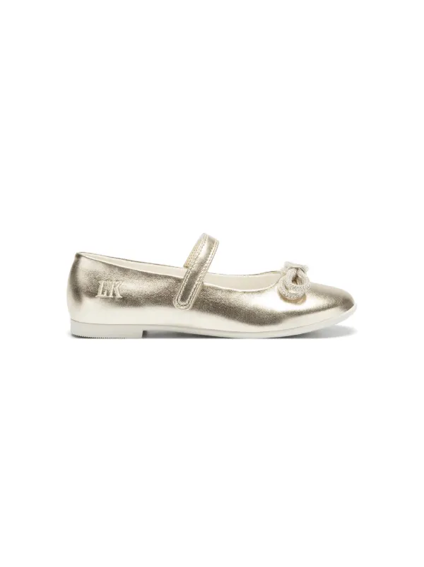 Lelli Kelly Serena bow detail Ballerina Shoes Gold FARFETCH CA