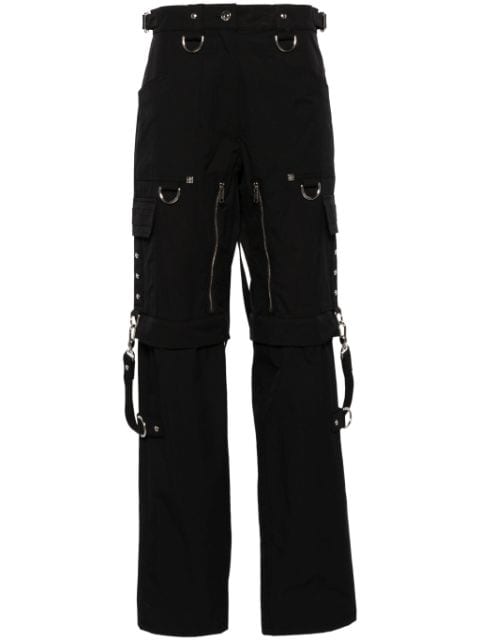 Givenchy high-waist cargo trousers