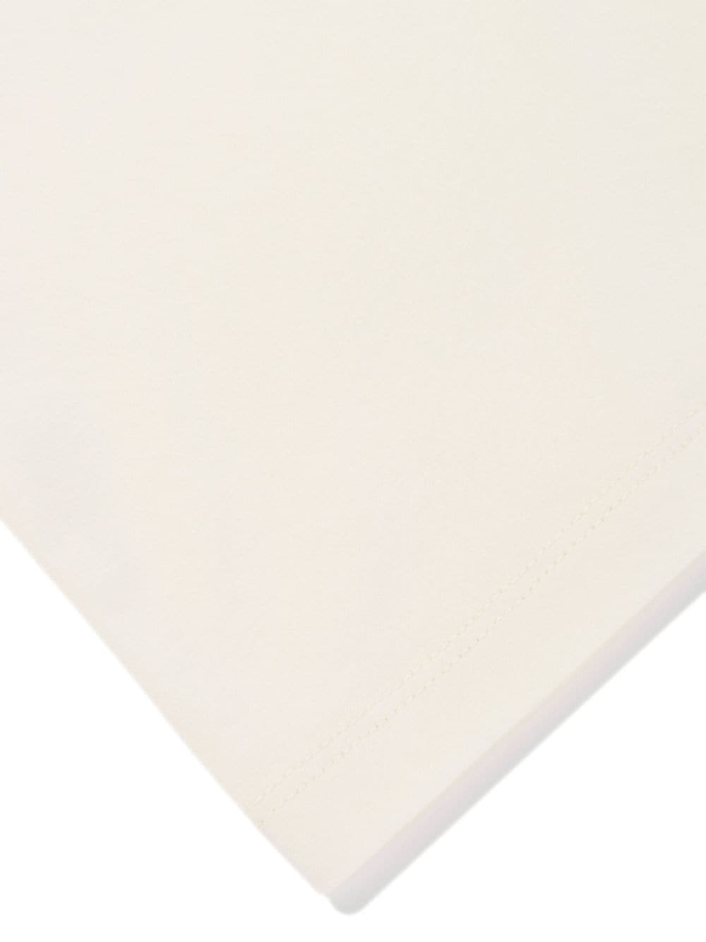 Shop Emporio Armani Monogram-print Cotton T-shirt In White