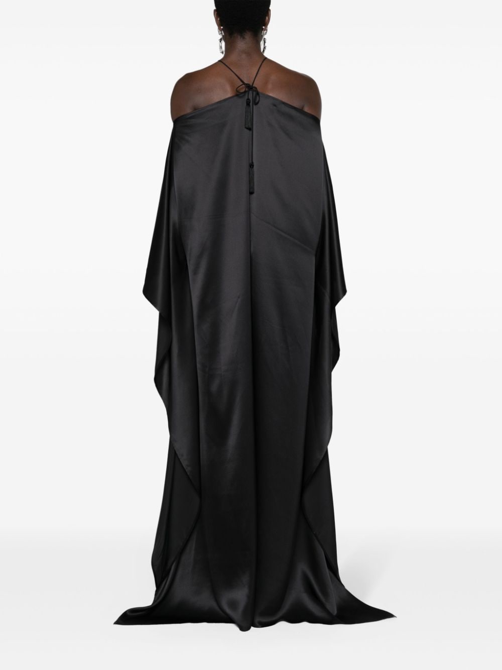 Taller Marmo Zijden maxi-jurk Zwart
