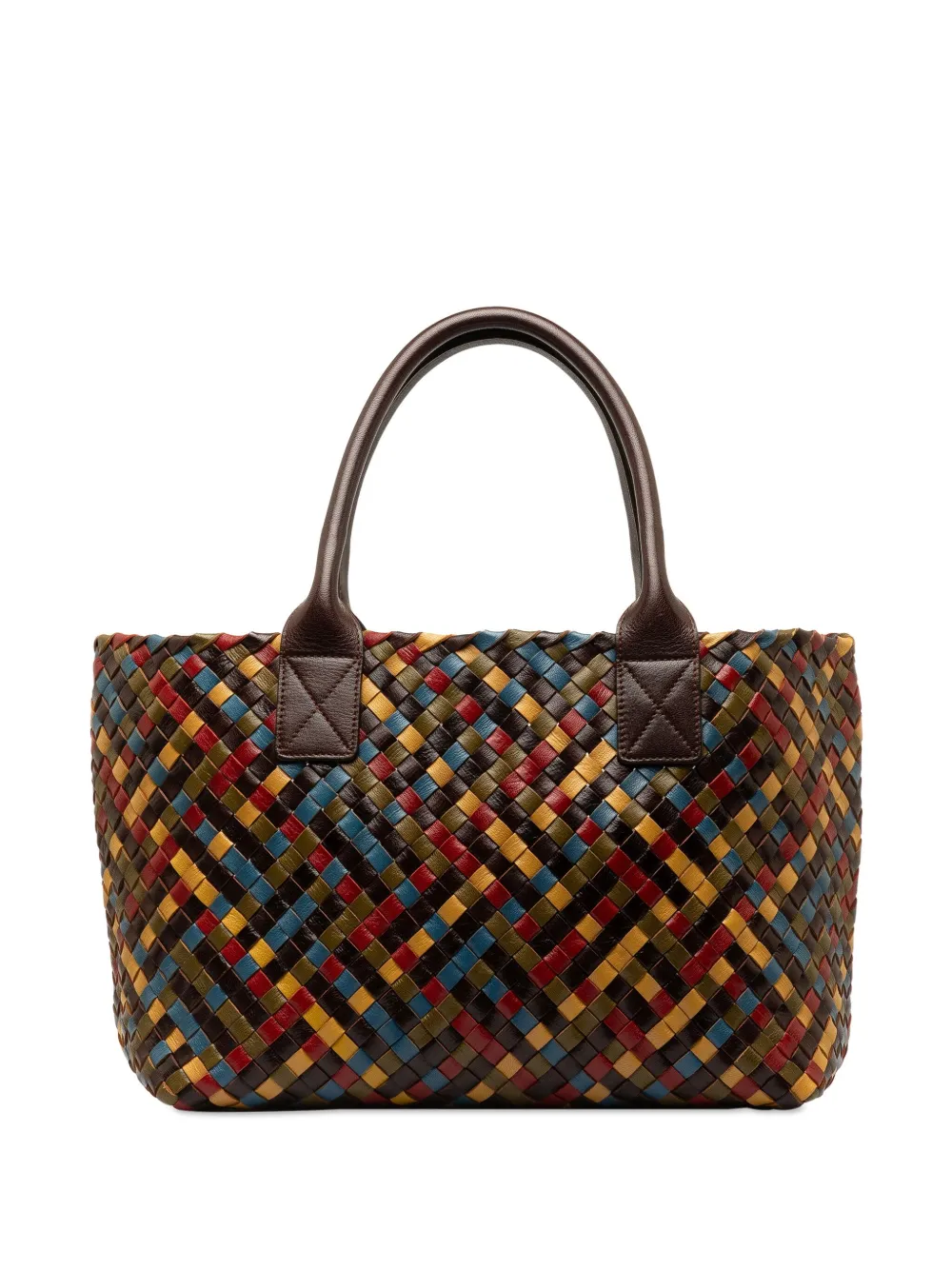 Bottega Veneta Pre-Owned 2000-2015 medium Intrecciato Cabat tote bag - Bruin