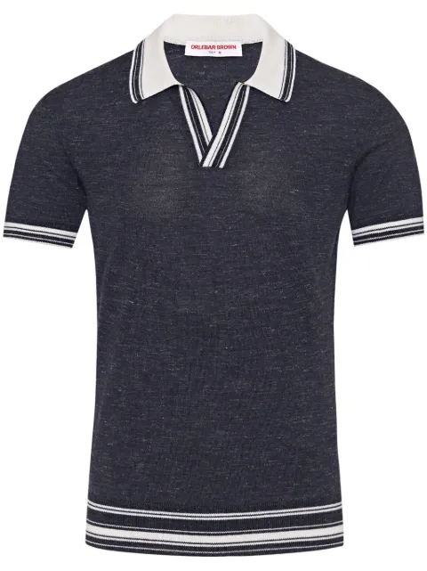 Orlebar Brown playera tipo polo Horton