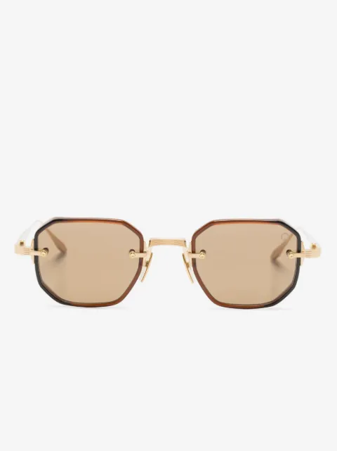 Akoni Juno-Two geometric-frame sunglasses