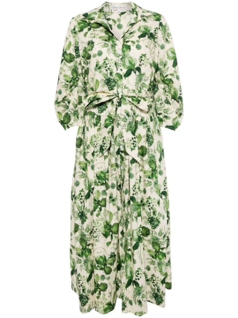 Cara Cara Raya botanical-print cotton dress