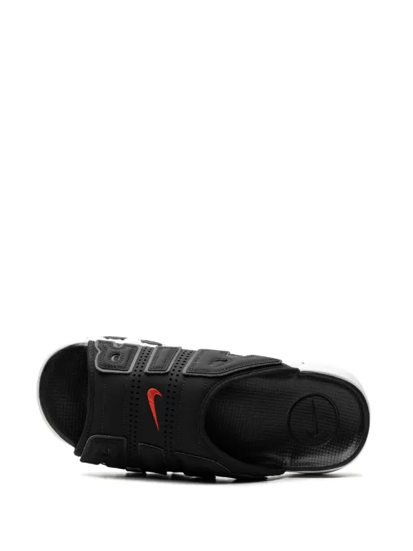 Nike Air More Uptempo Black White Red Slides Black FARFETCH CA