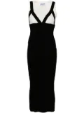 Jean Paul Gaultier Madone ribbed-knit dress - Black
