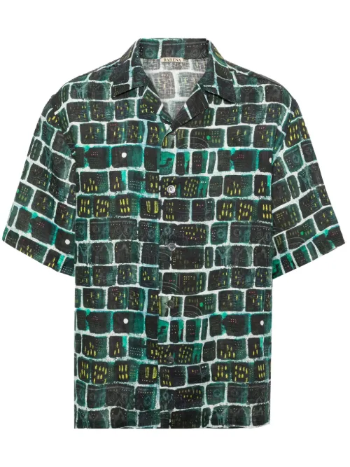 Barena chemise Solana en lin - Vert - Barena - Modalova