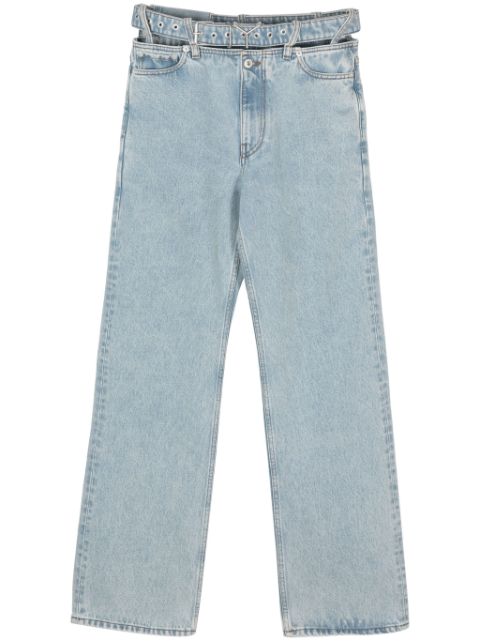 Y/Project belted wide-leg jeans