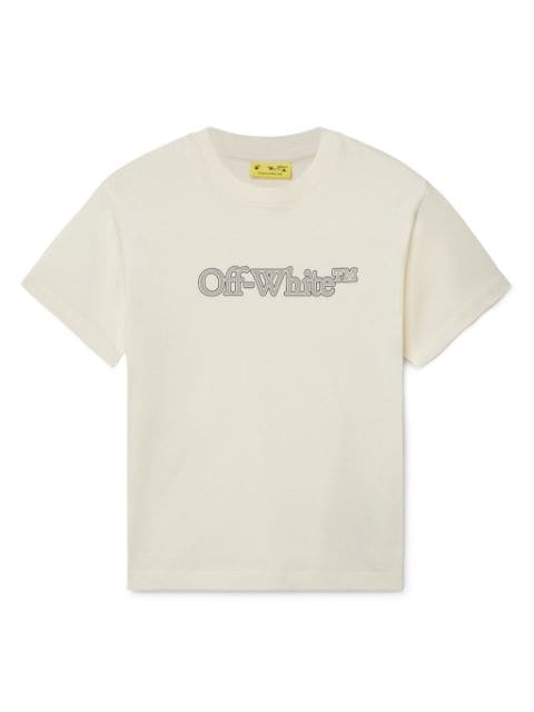 Off-White Kids Big Bookish cotton T-shirt