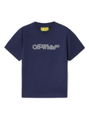 Fendi Kids Camiseta Com Estampa De Logo | Azul | FARFETCH BR