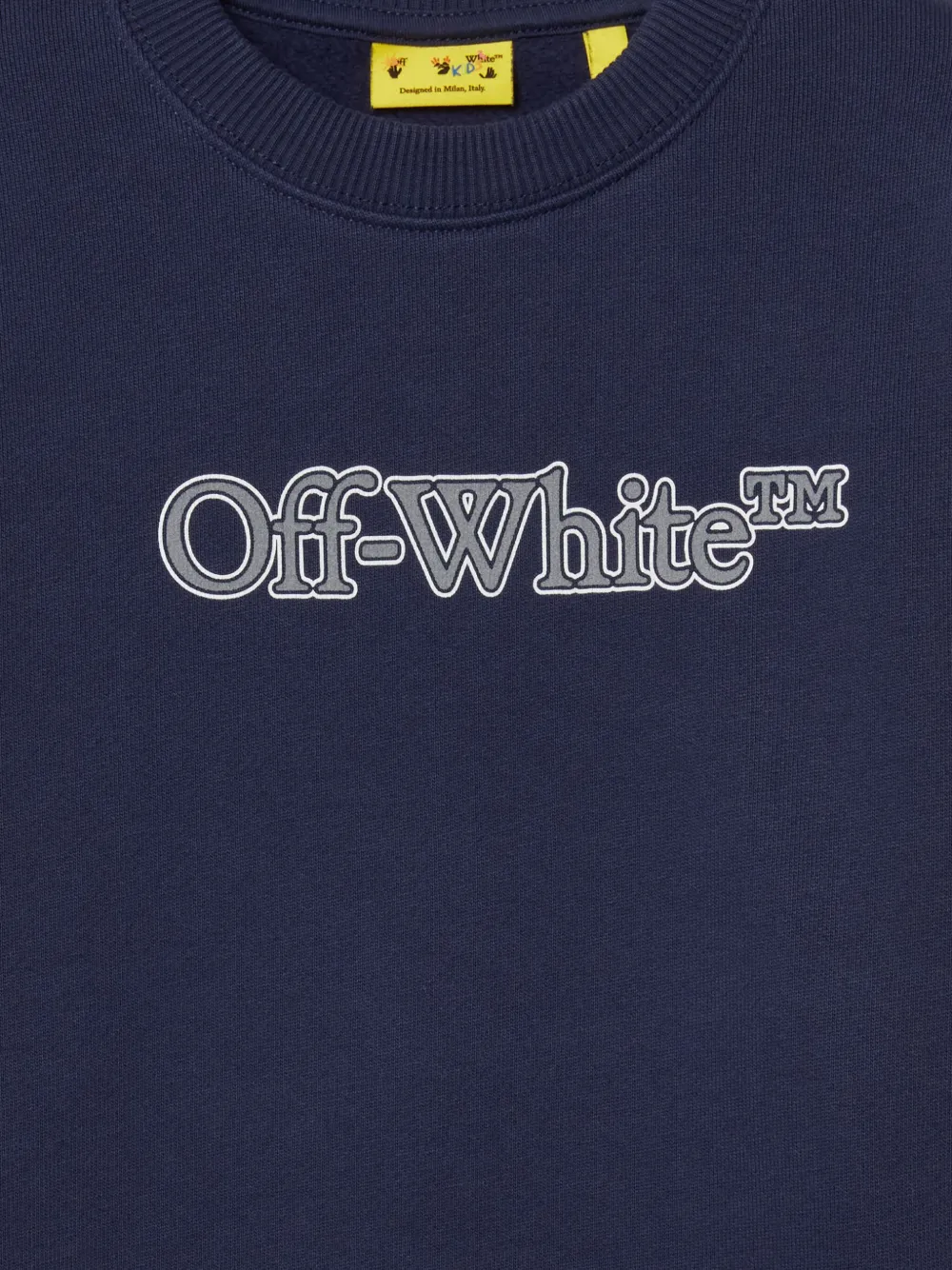 Off-White Kids Katoenen sweater Blauw