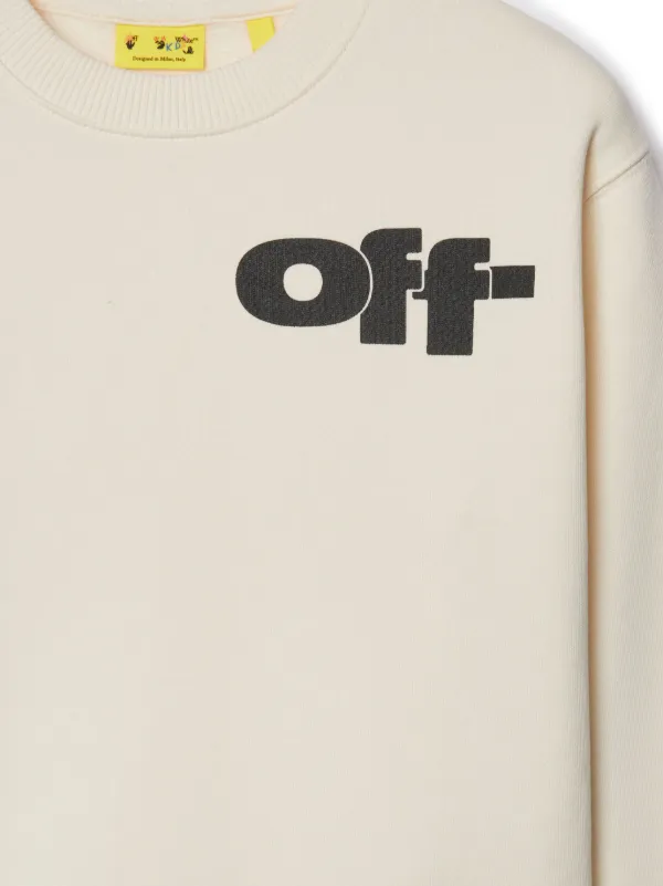 Off-White Kids グラフィック スウェットシャツ | ニュートラル 