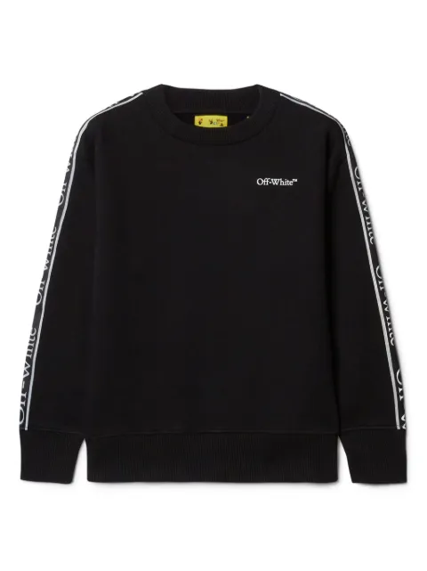 Off-White Kids Bookish Logo Band cotton sweatshirt