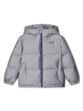 Off-White Kids Bookish quilted puffer jacket - Blue