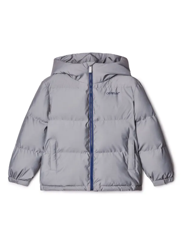 Off White Kids Bookish Quilted Puffer Jacket Farfetch