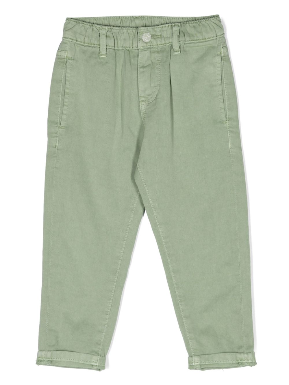 Guess kids mid-rise skinny jeans Groen