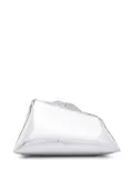 The Attico 8.30PM leather clutch bag - Silver