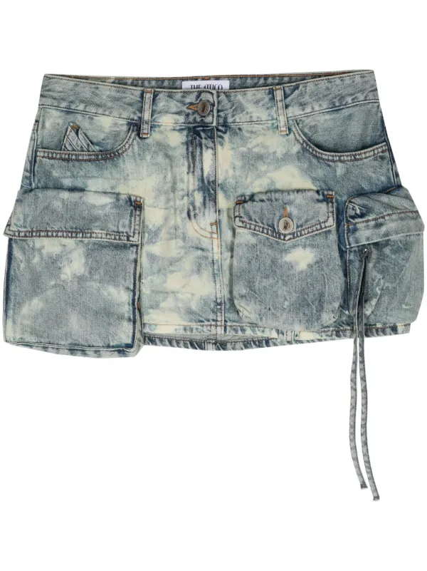 【関税込み】The Attico ブルー Fay デニム ミニスカート Fay'' washed blue mini skirt for Women | THE ATTICO®