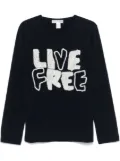 Comme Des Garçons Shirt x Fred Perry Live Free jumper - Blue