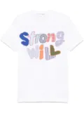 Comme Des Garçons Shirt X Fred Perry Strong Will T-shirt - White