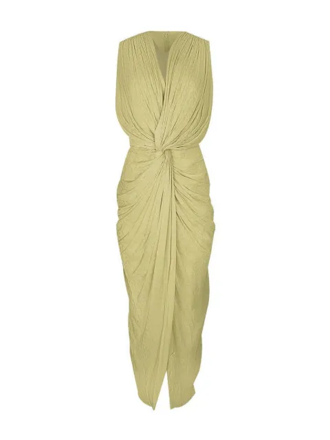 Costarellos Franca draped midi dress 