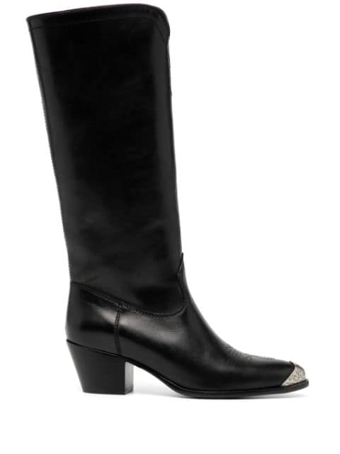 Polo Ralph Lauren 55mm metal-toecap leather boots