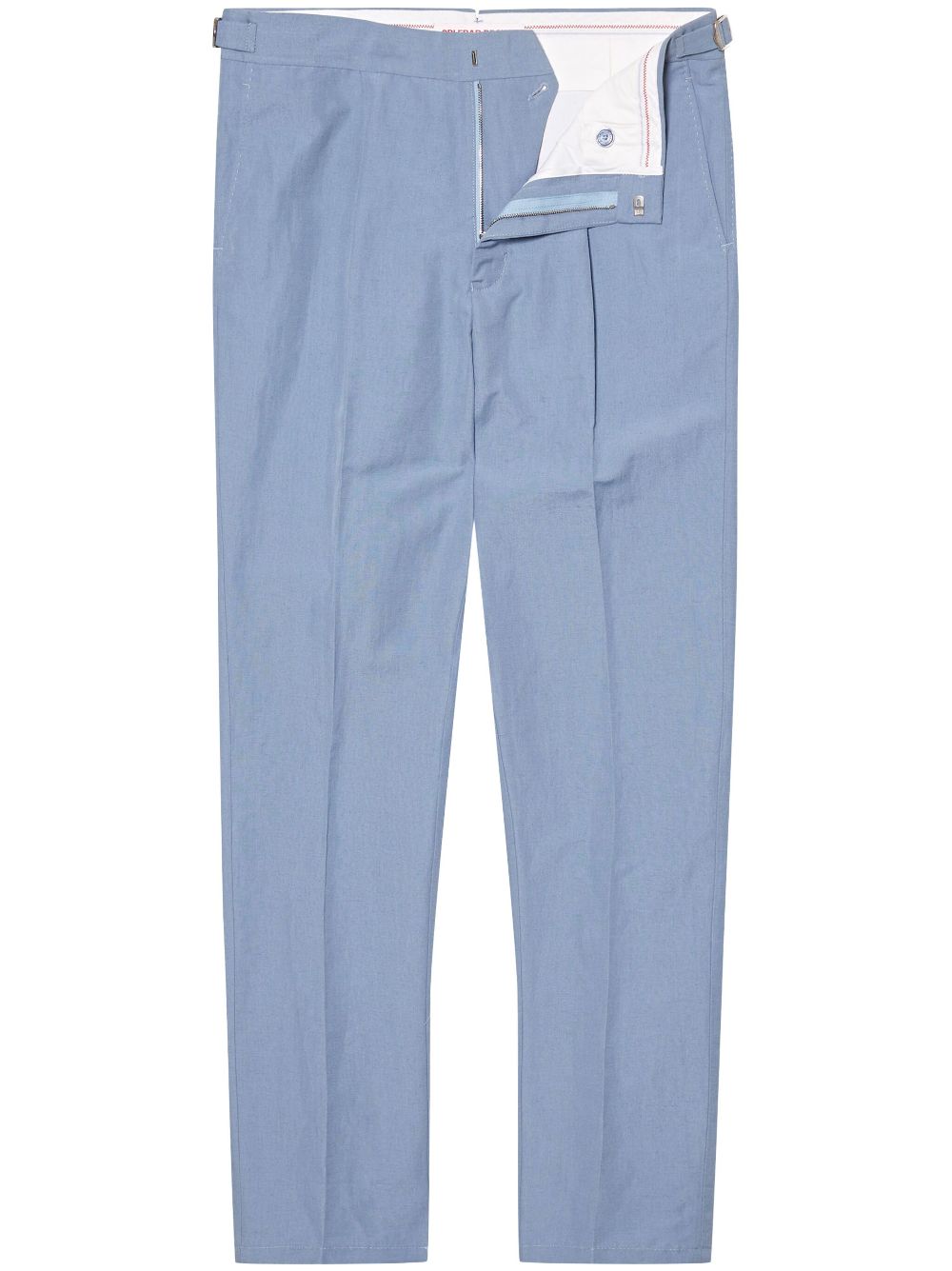 Orlebar Brown buckle-strap detailing trousers - Blue