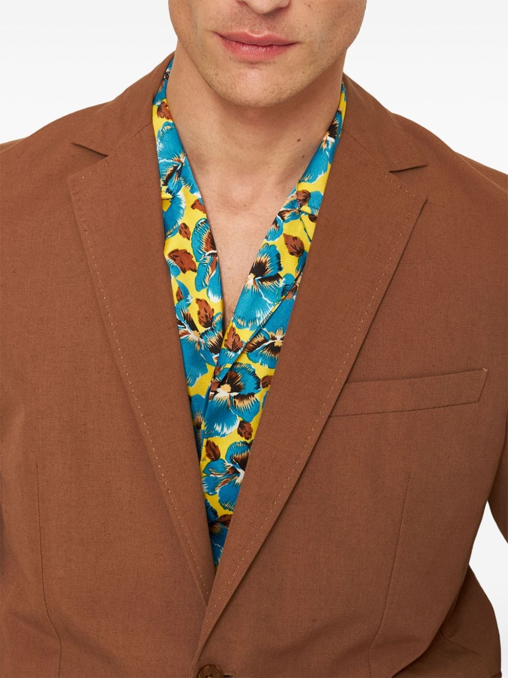 Shop Orlebar Brown Garret Blazer In Braun