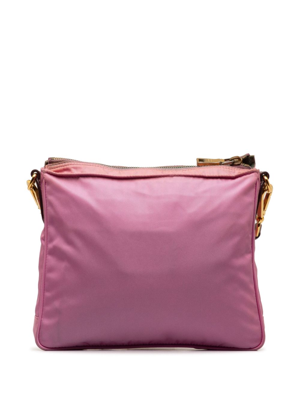 Pre-owned Prada 2010-2023 Logo-lettering Crossbody Bag In Pink