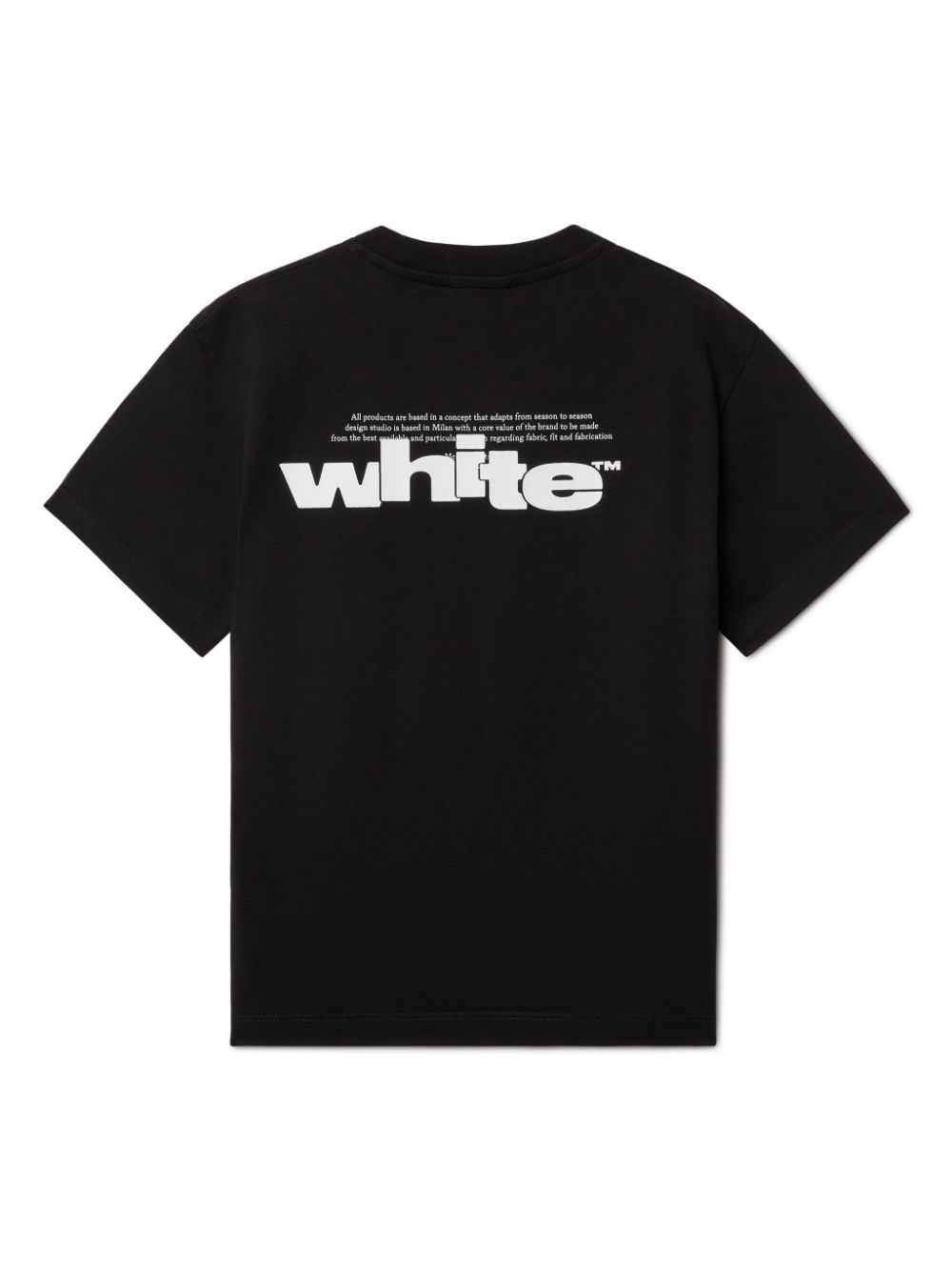 Off-White Kids Type Graphic Cotton T-shirt - Farfetch