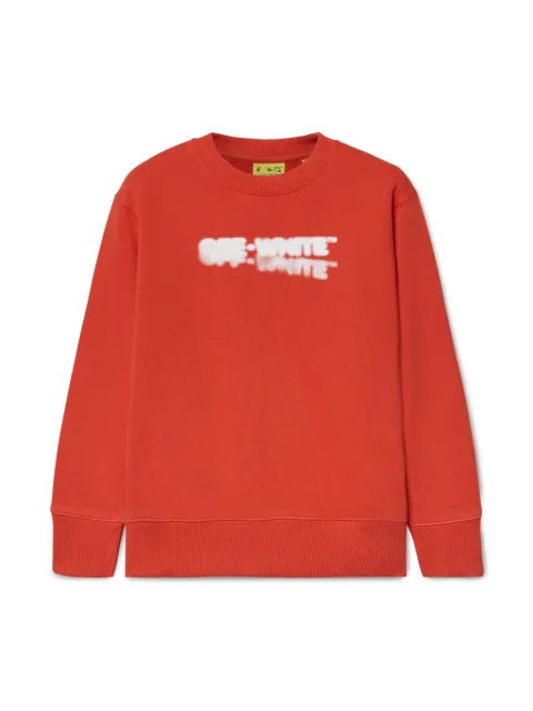 Off-White Kids Arrow Faded cotton sweatshirt