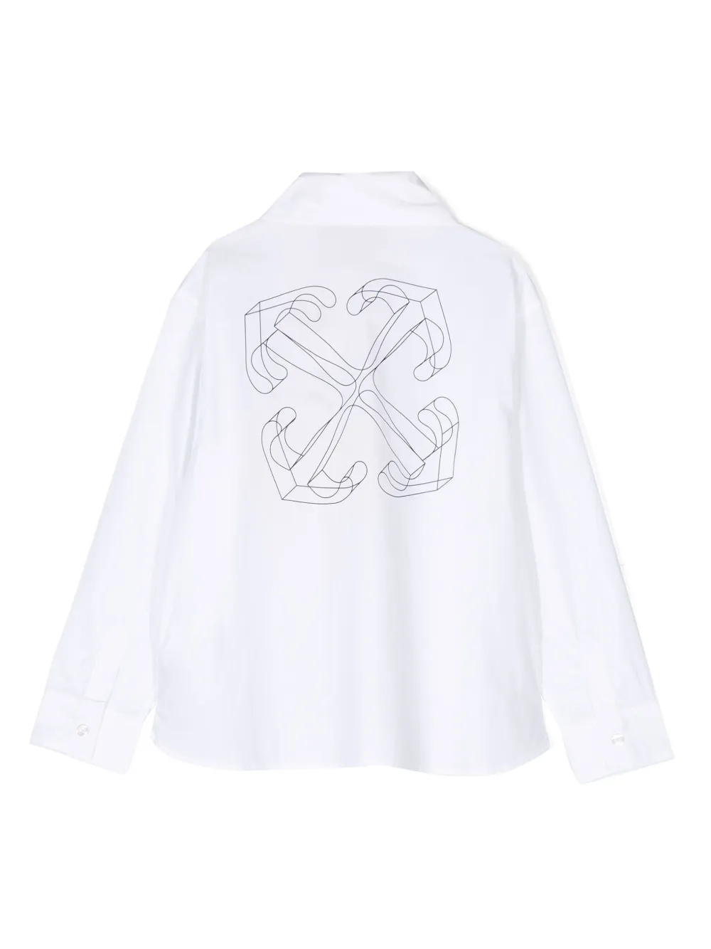 Off-White Kids T-shirt met Arrow-patroon Wit
