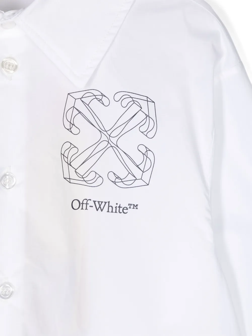 Off-White Kids T-shirt met Arrow-patroon Wit