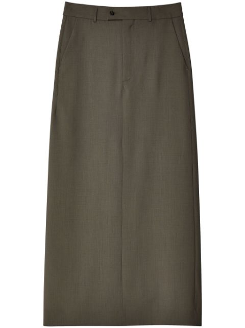 MM6 Maison Margiela virgin-wool maxi skirt Women