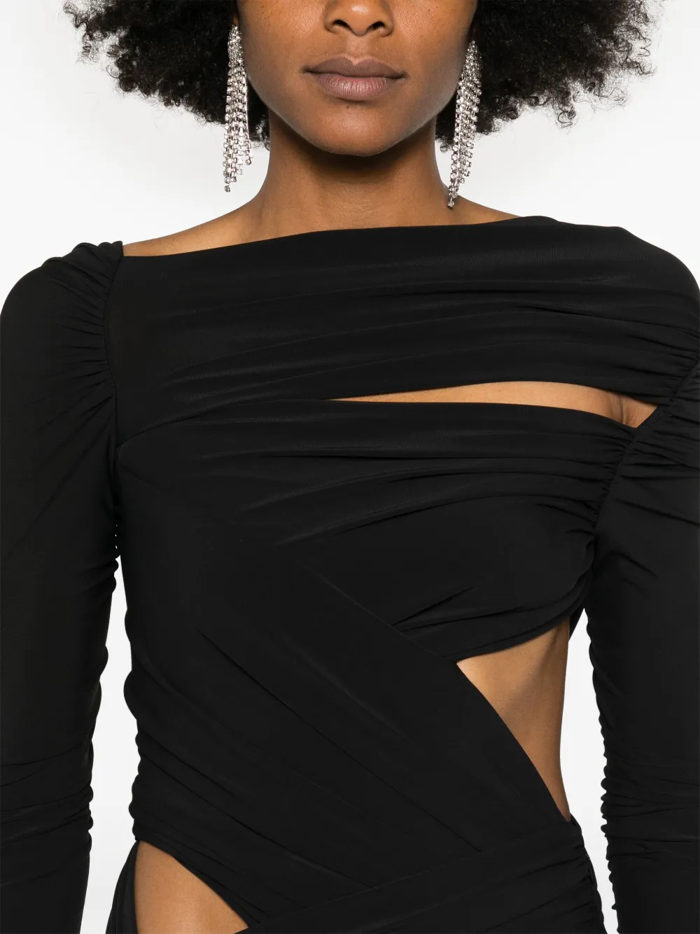 The Attico wrap mini dress | Image 5