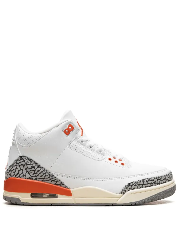 Jordan blancos con naranja store