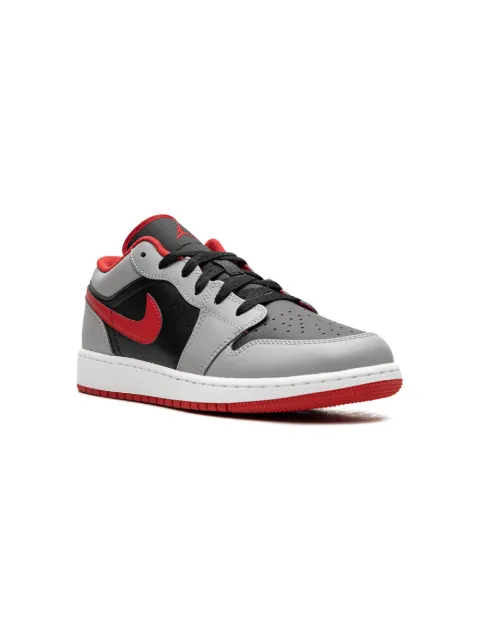 Jordan Kids Air Jordan 1 Low "Black/Fire Red" sneakers 